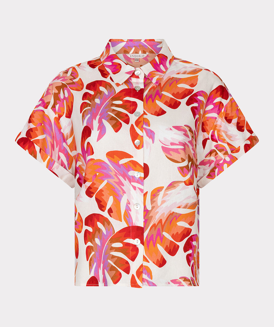 Esqualo Blouse Short Sleeve Wonders HS26.10207 print