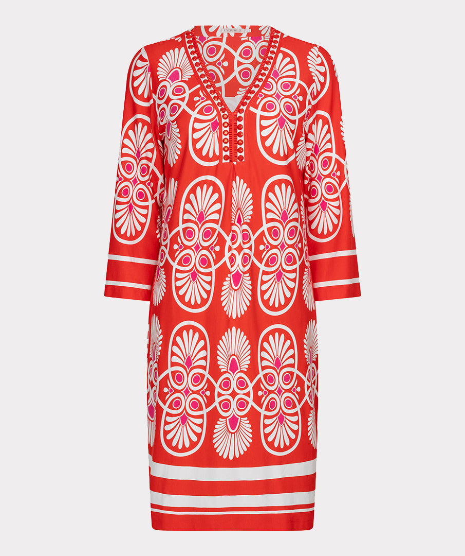 Esqualo Jurk Heartfelt HS26.30217 rood