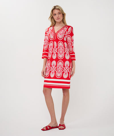 Esqualo Jurk Heartfelt HS26.30217 rood
