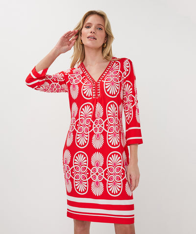 Esqualo Jurk Heartfelt HS26.30217 rood