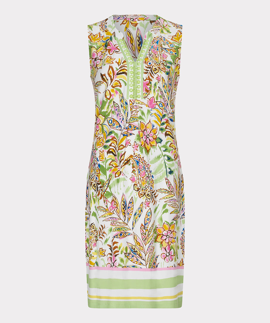 Esqualo Mouwloze Jurk HS26.30223 jungle print