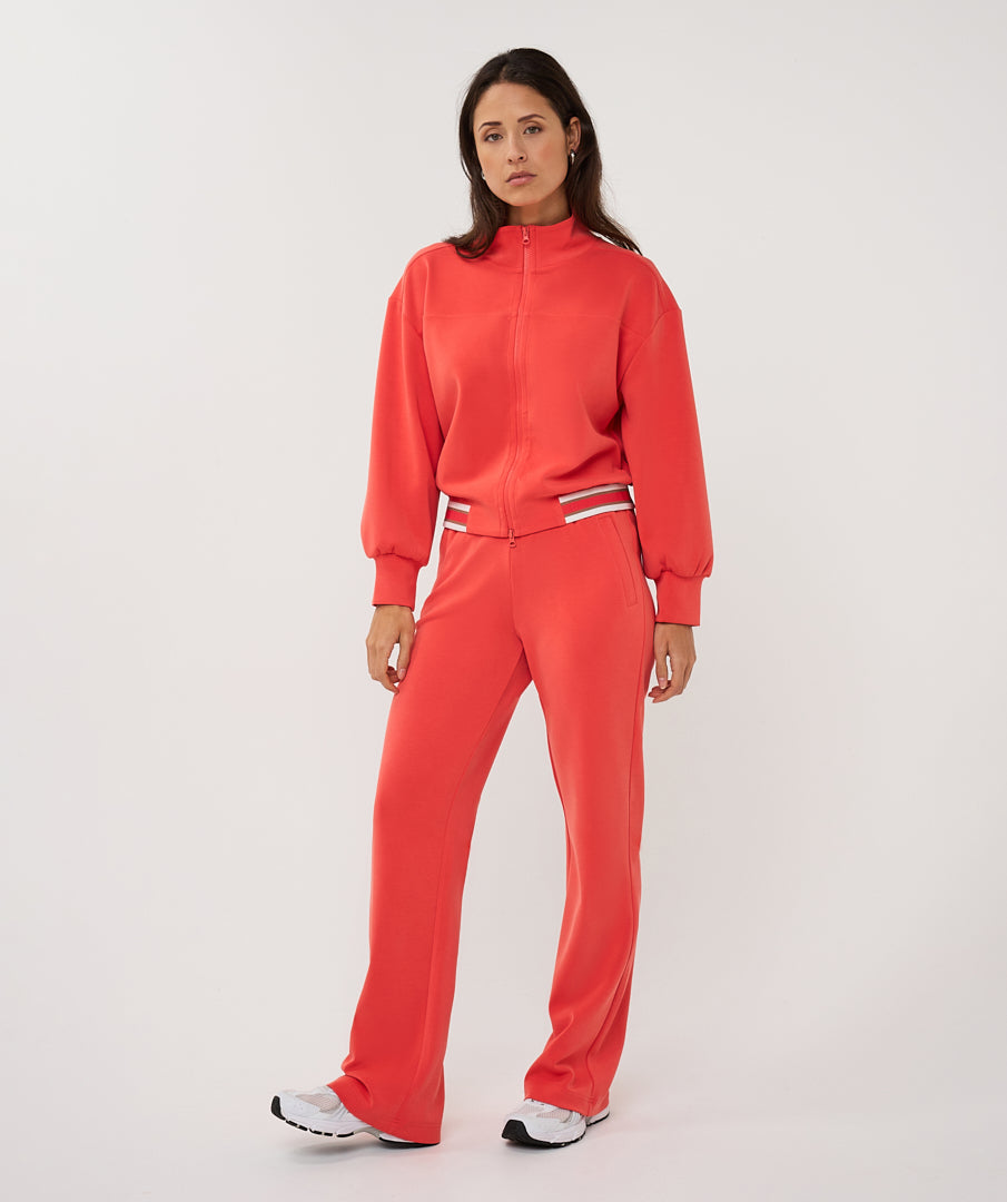 Esqualo Cardigan Bomber Modal SP26.05002 chili red