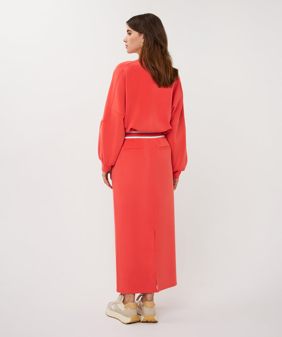 Esqualo Rok Long Fancy WB Wide Modal SP26.05004 chili red