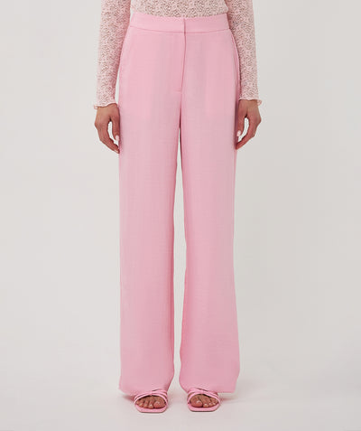 Esqualo Twill Wide Broek SP26.10048 romance rose