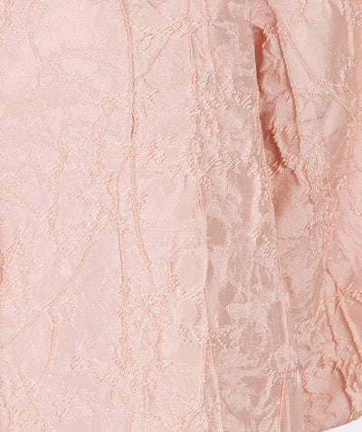 Esqualo Top Balloon Jacquard SP26.28025 faded rose