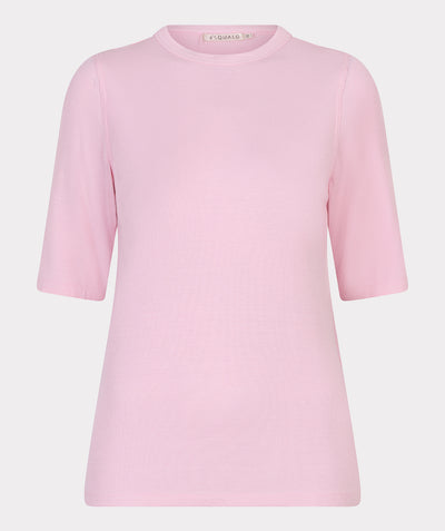 Esqualo T-shirt Rib Short Sleeve SP26.30017 romance rose