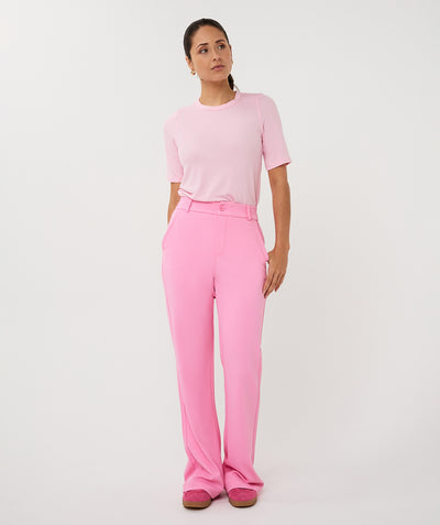 Esqualo T-shirt Rib Short Sleeve SP26.30017 romance rose