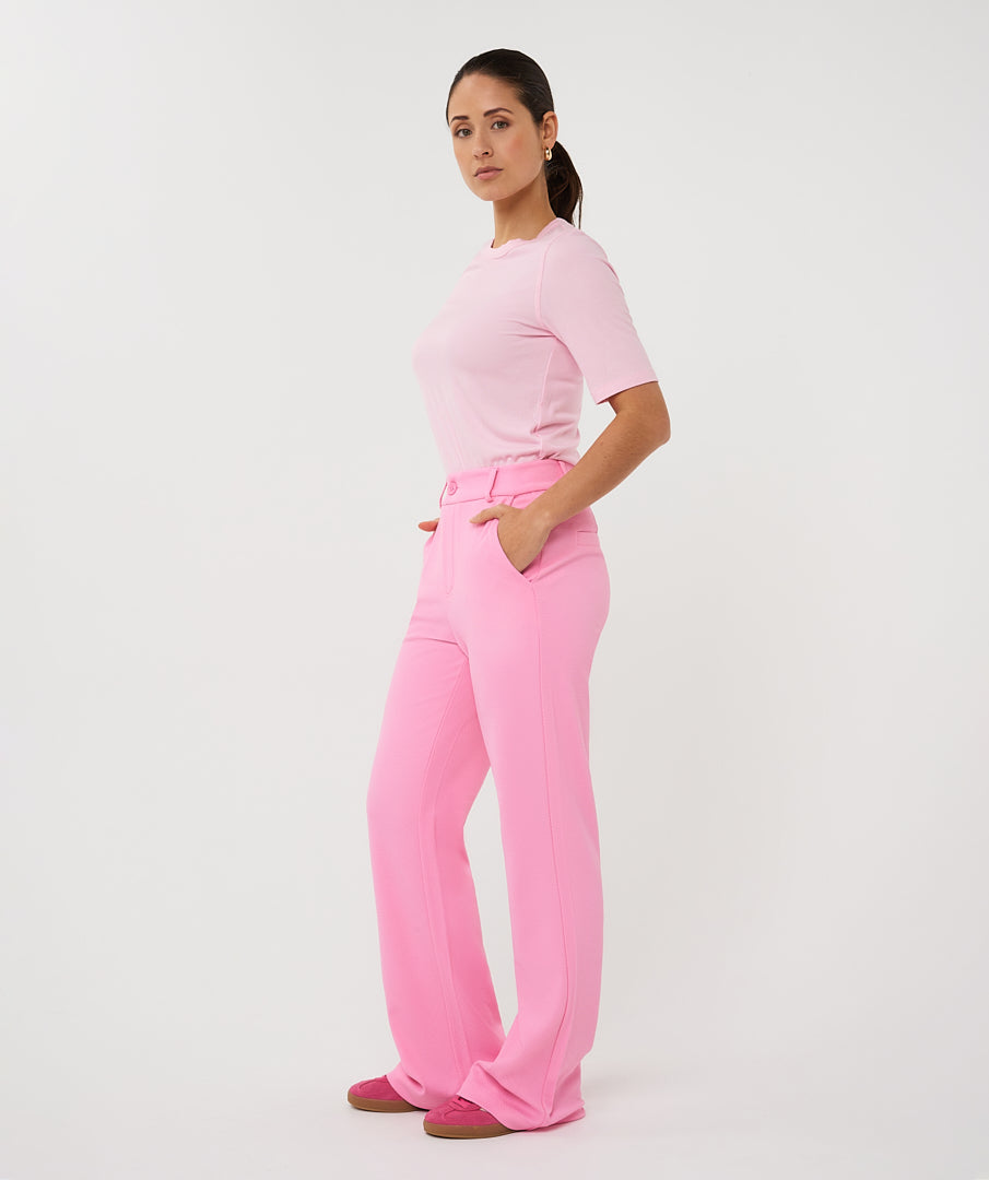 Esqualo T-shirt Rib Short Sleeve SP26.30017 romance rose