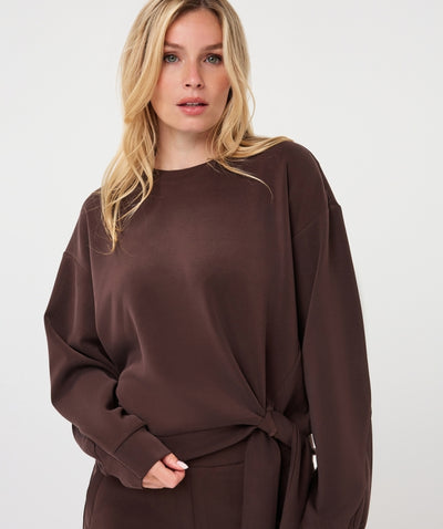 Esqualo Knot Sweater F26.05502 cacao