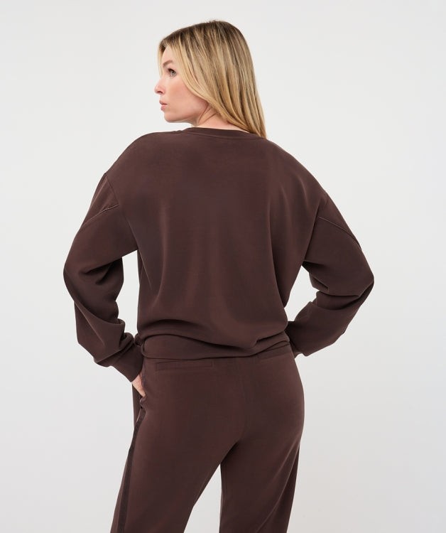 Esqualo Knot Sweater F26.05502 cacao