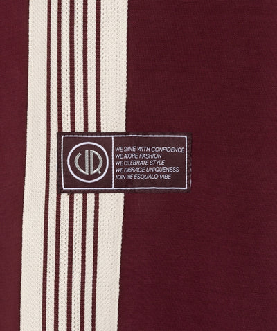 Esqualo Tape Broek F26.05506 merlot