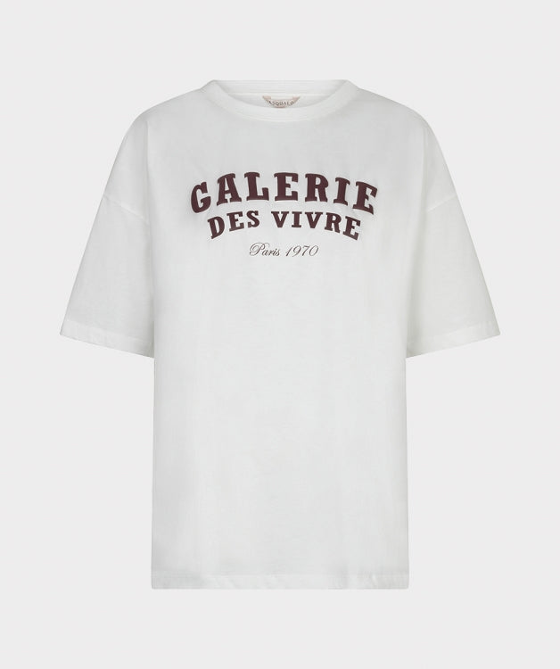 Esqualo T-Shirt Galerie F26.05525 offwhite/merlot