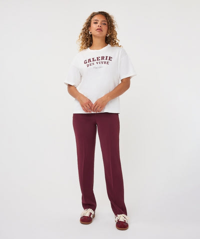 Esqualo T-Shirt Galerie F26.05525 offwhite/merlot
