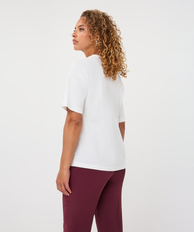 Esqualo T-Shirt Galerie F26.05525 offwhite/merlot