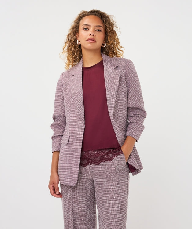 Esqualo Blazer Strass F26.10524 merlot