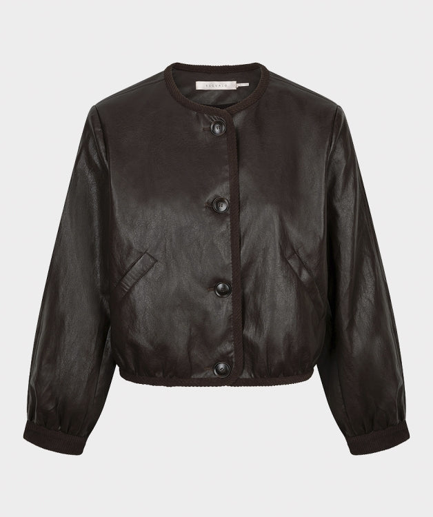 Esqualo Jacket Crinkle F26.11512 cacao