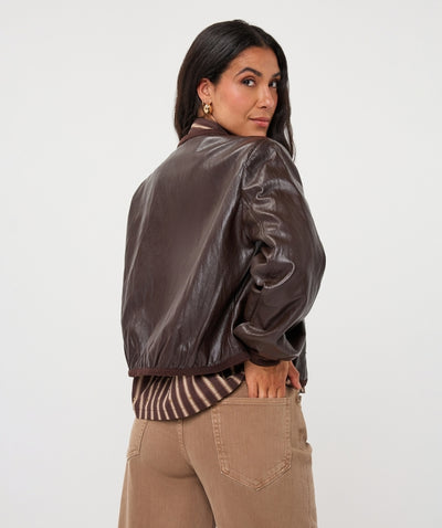 Esqualo Jacket Crinkle F26.11512 cacao