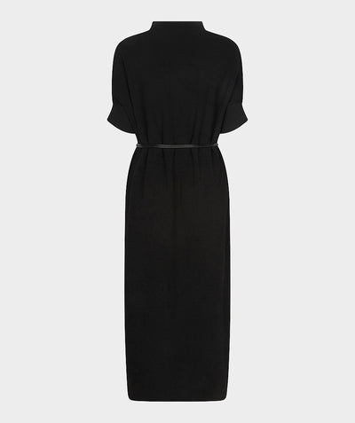 Esqualo Long Dress Knit zwart  F26.18515