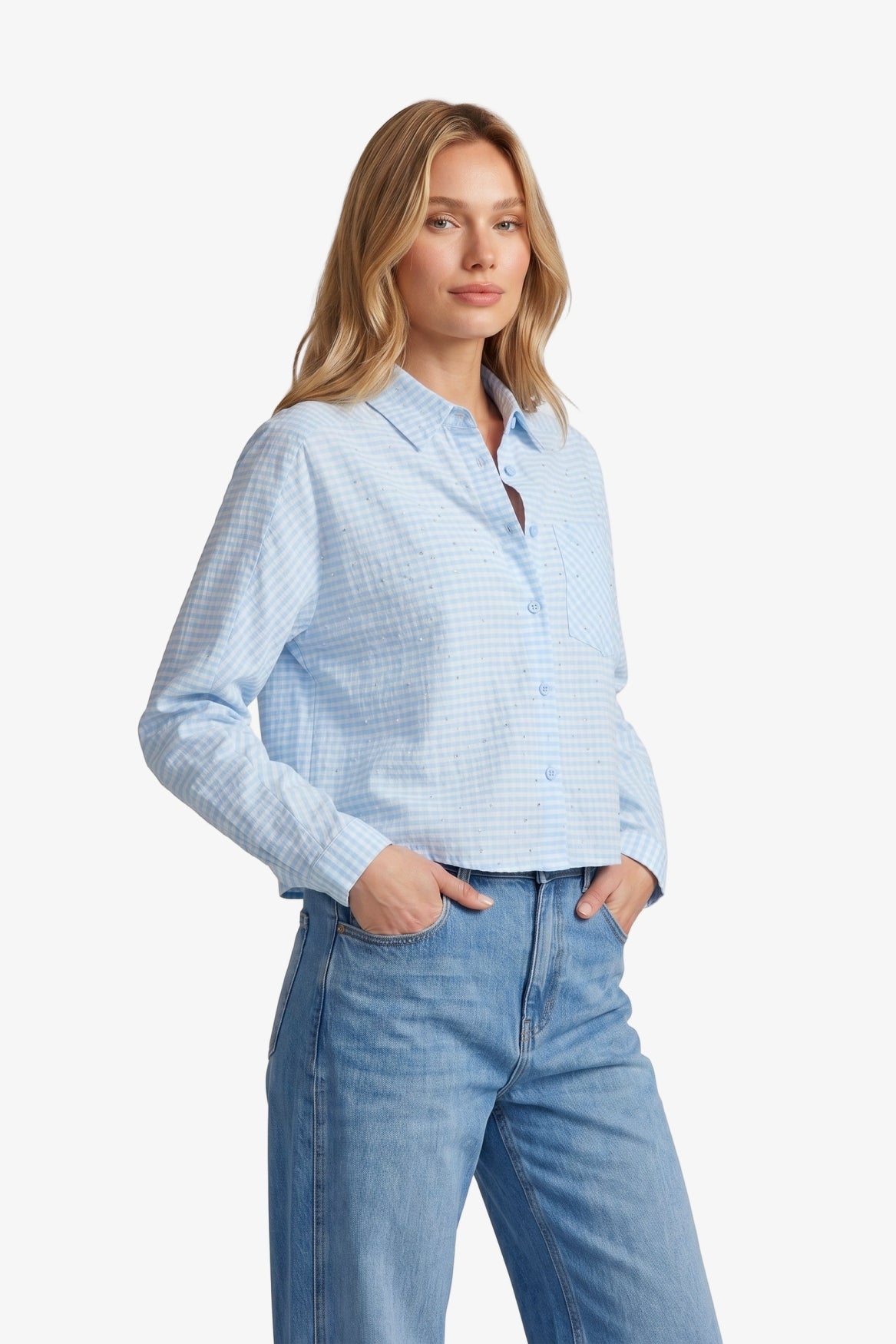 Fluresk Benja Blouse celestial blue