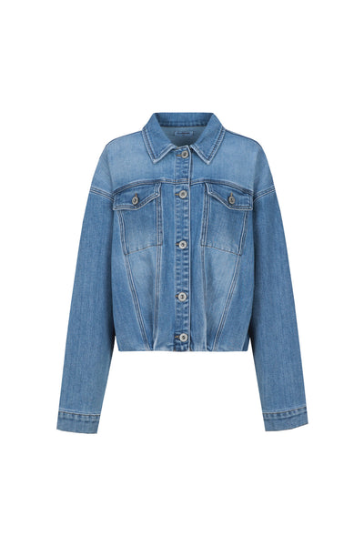 Fluresk Mena Jacket denim mid blue