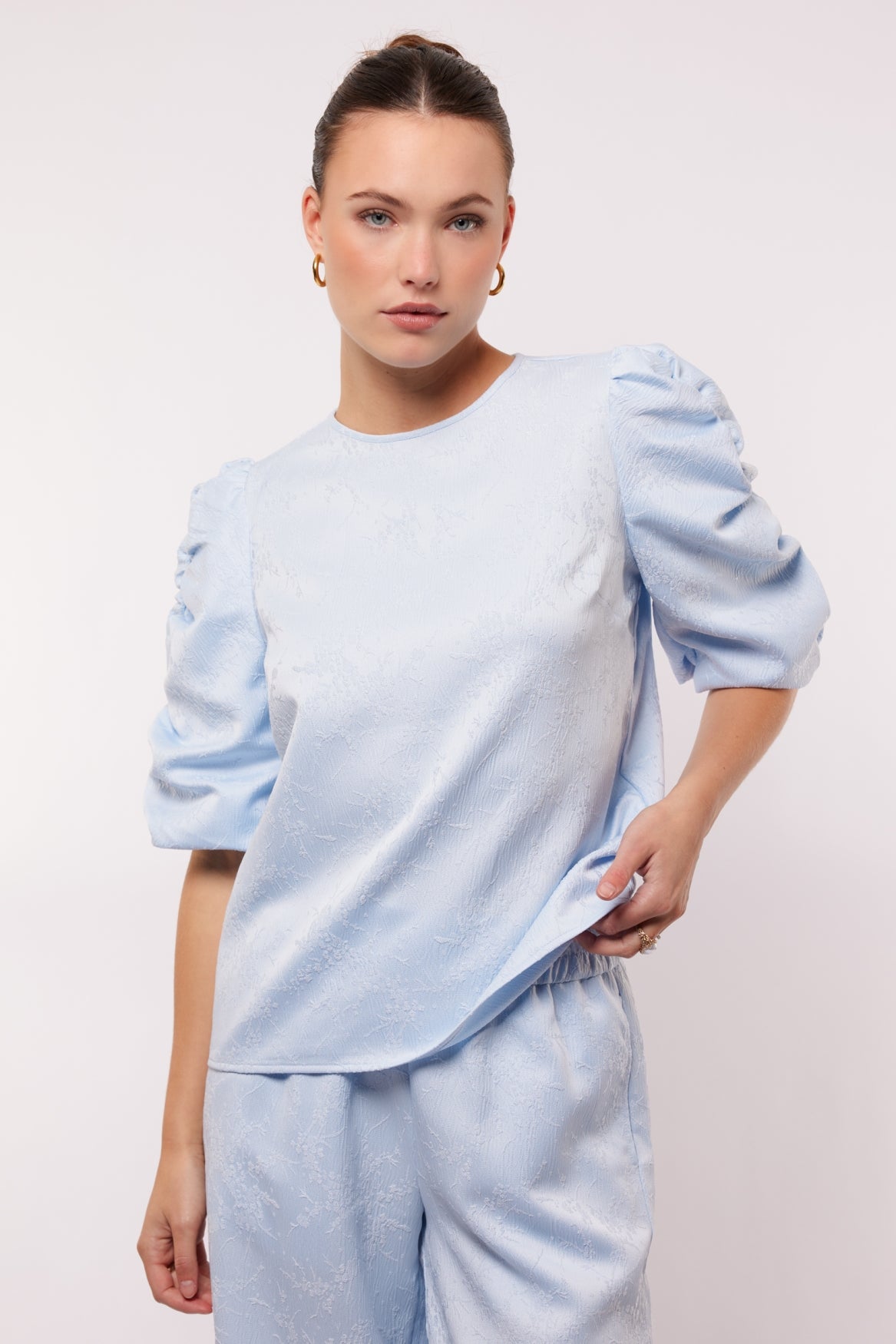 Fluresk Melani Top light blue