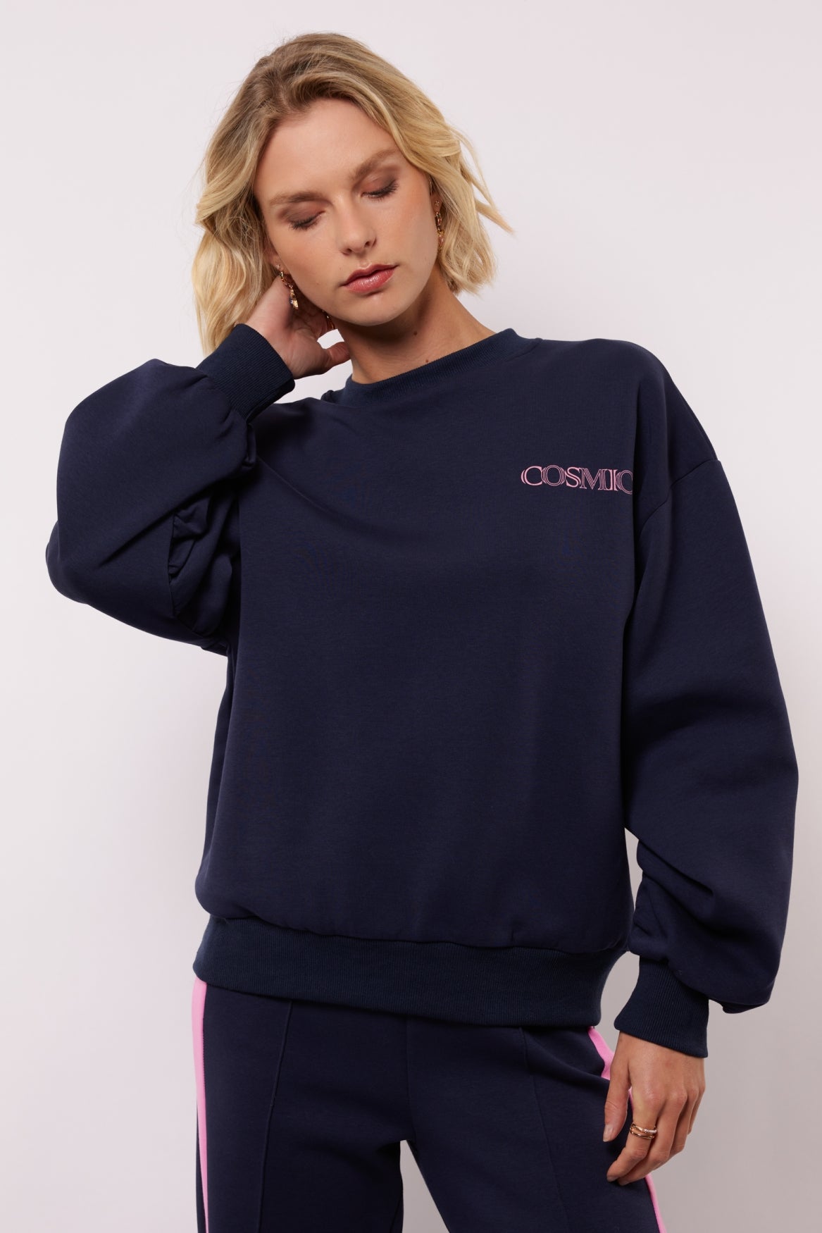 Fluresk Dianthe Sweater midnight blue