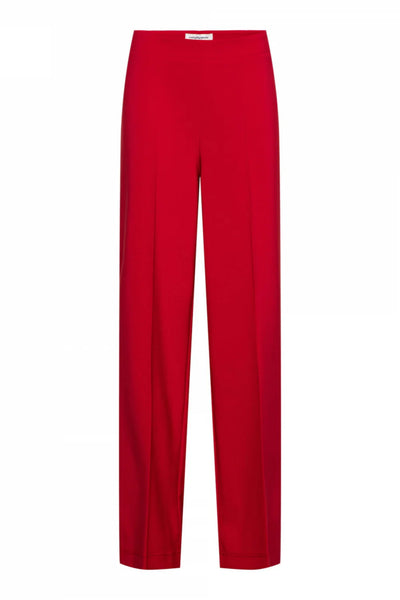 Co Woman Celeste Rechte Broek rood