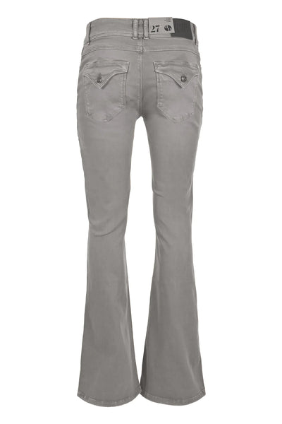 DNM Pure jeans Flynn Flap L34 spijker Broek warm grey