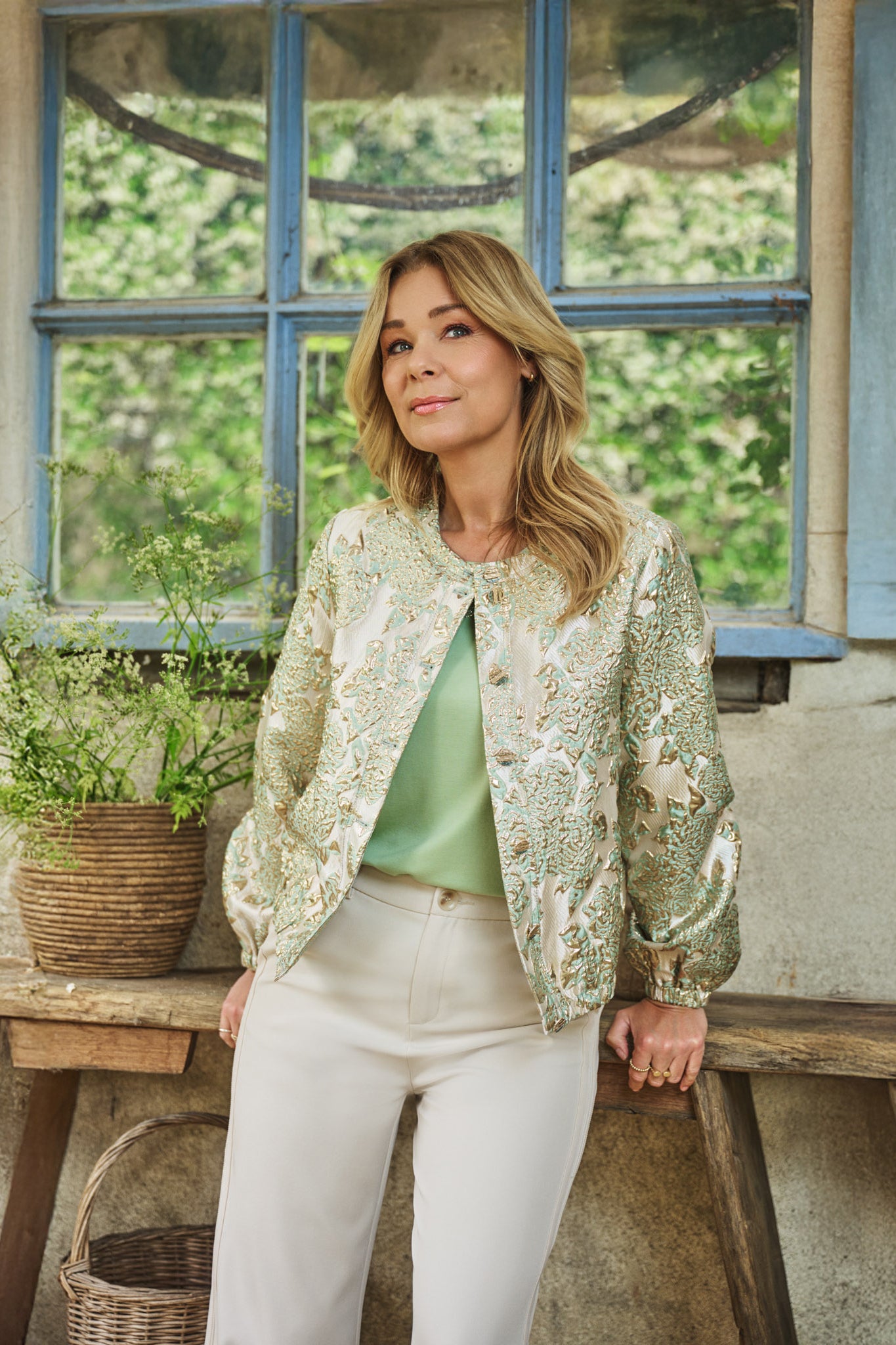 G-maxx Dalia Jacket light moss / sand