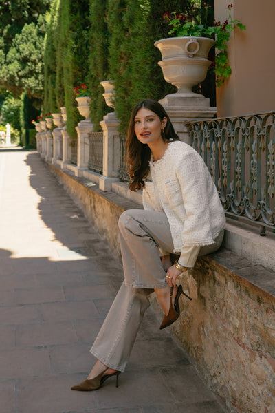 G-maxx Aubree Jacket wool white