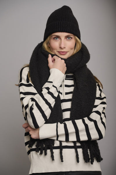 Rino Pelle Gella Sjaal zwart