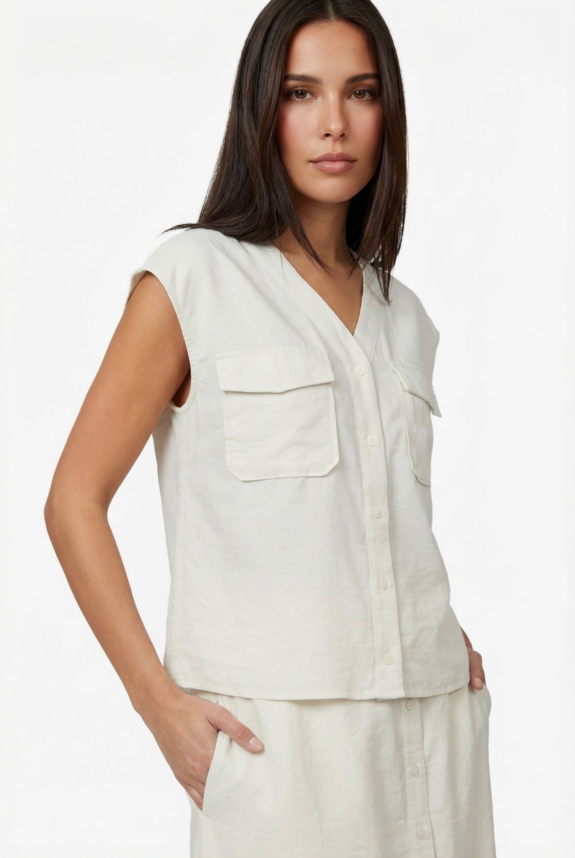 G-maxx Odessa Gilet sand