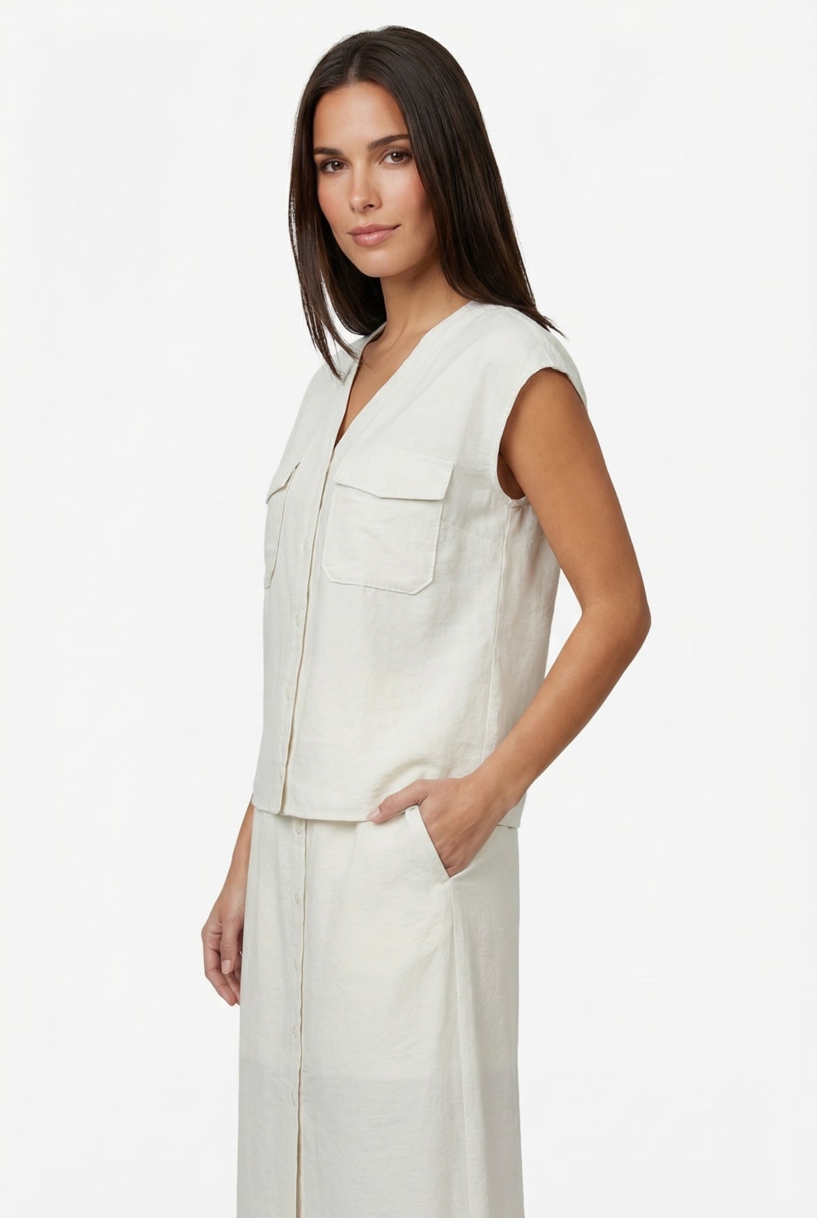 G-maxx Odessa Gilet sand