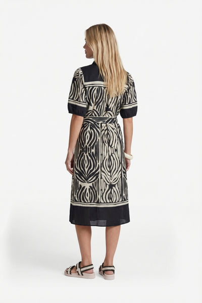 G-maxx Jiska Jurk black / sand