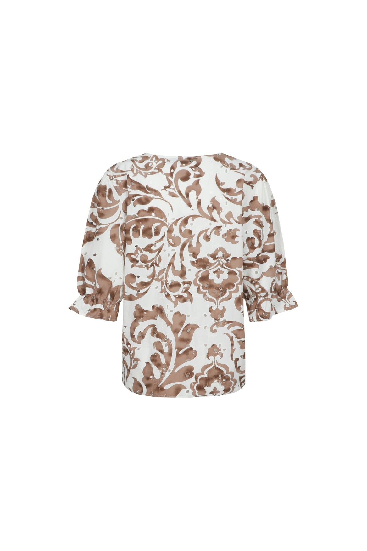 G-maxx Ophelia Top offwhite / walnut