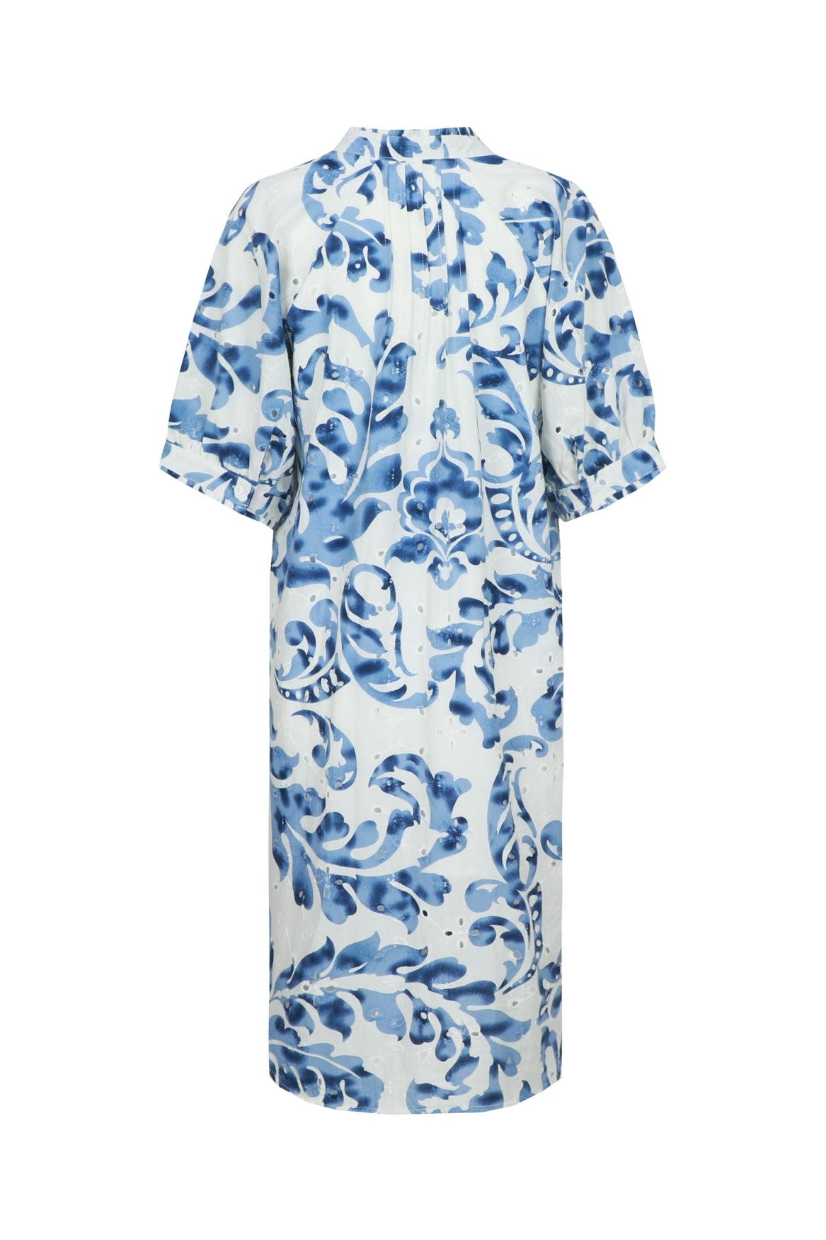 G-maxx Elida Jurk offwhite / light indigo