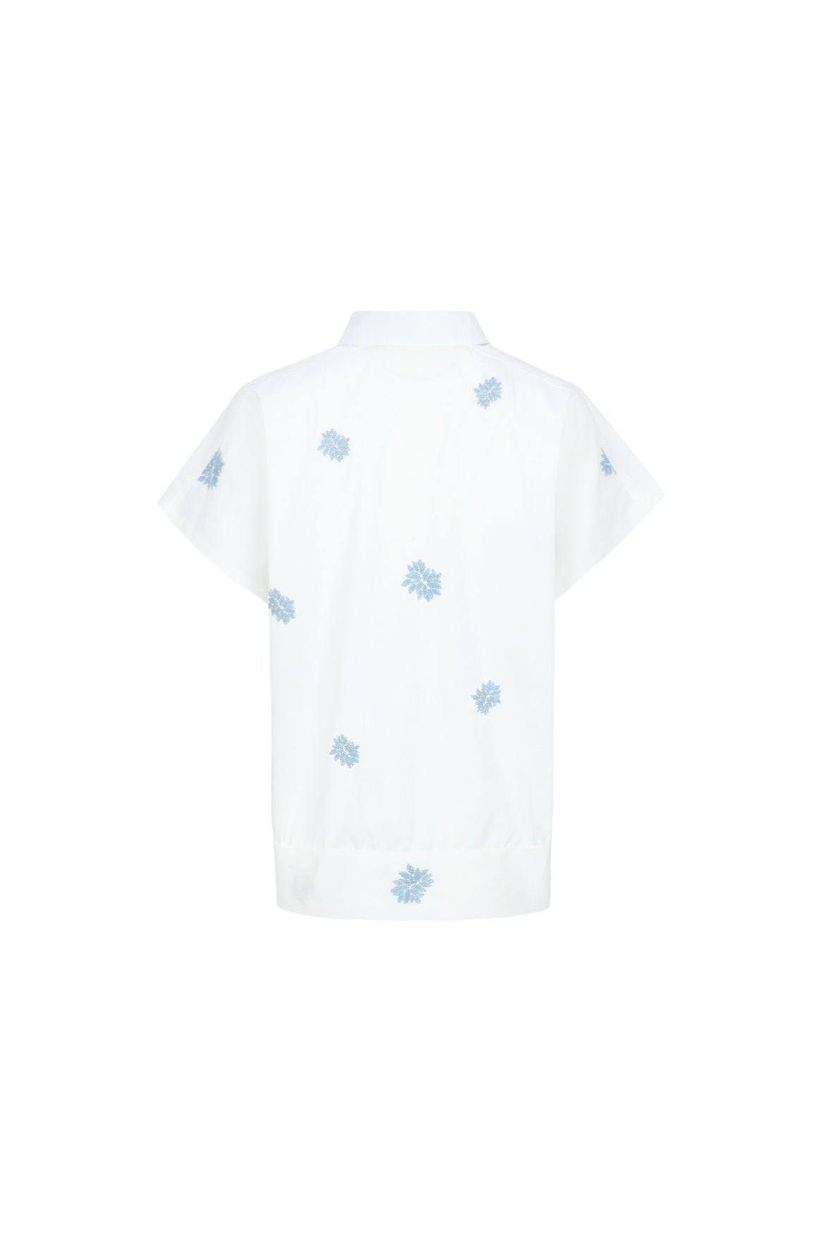 G-maxx Arlise Blouse offwhite / celestial blue