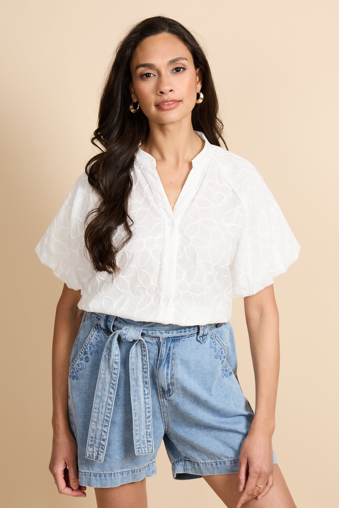 G-maxx Thalia Blouse offwhite