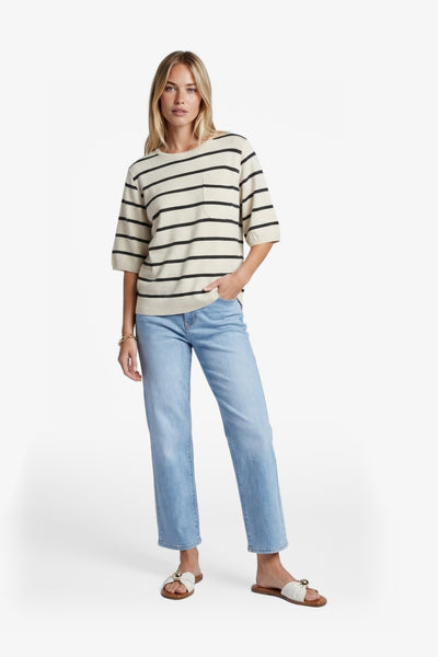 G-maxx Genoveva Knitting Top sand / black