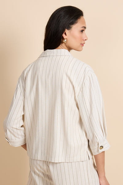 G-maxx Bellamy Blouse sand / offwhite