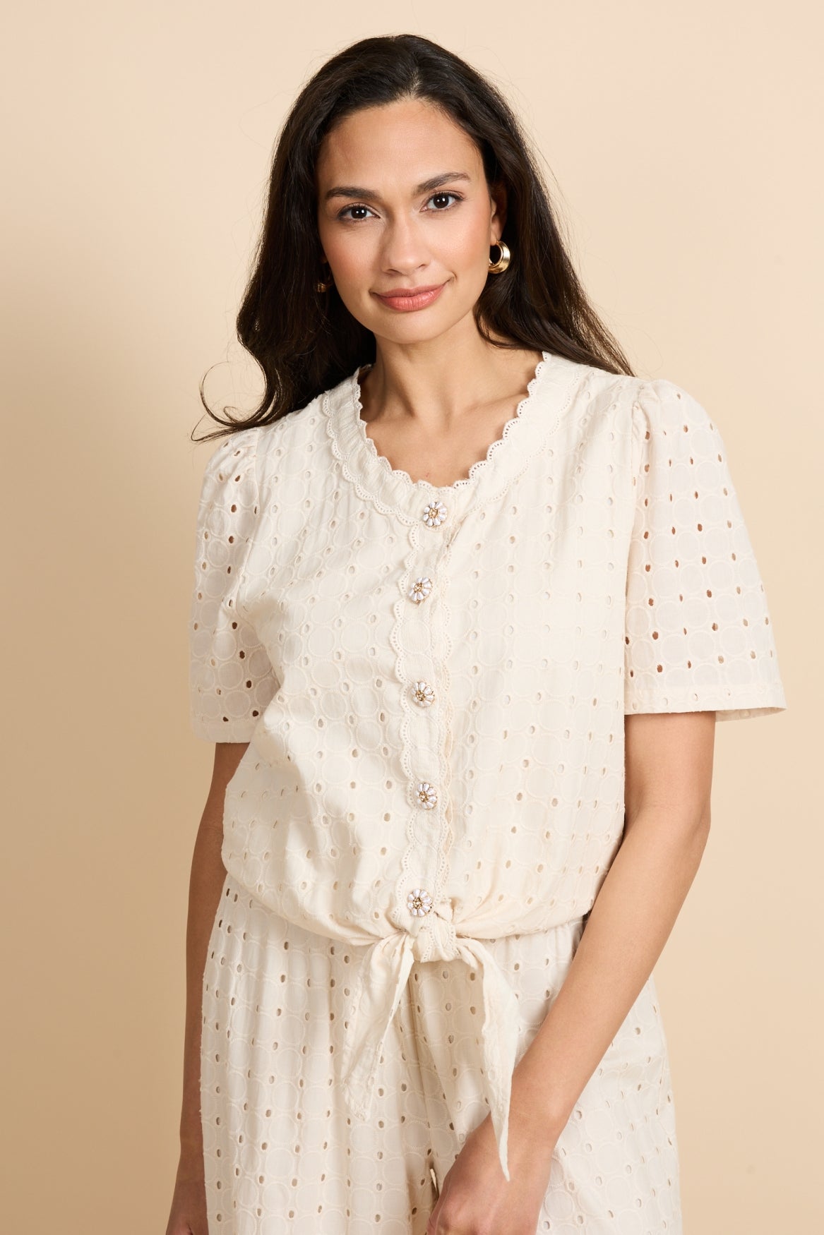 G-maxx Ulani Blouse sand