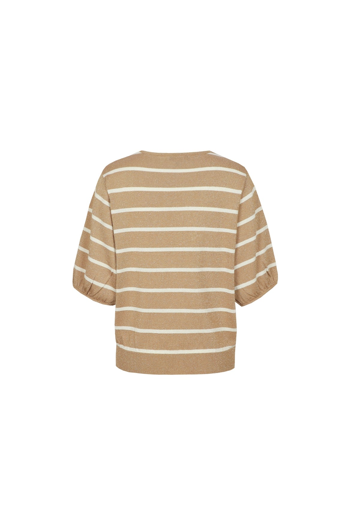 G-maxx Genoveva Knitting Top kint camel / wool white