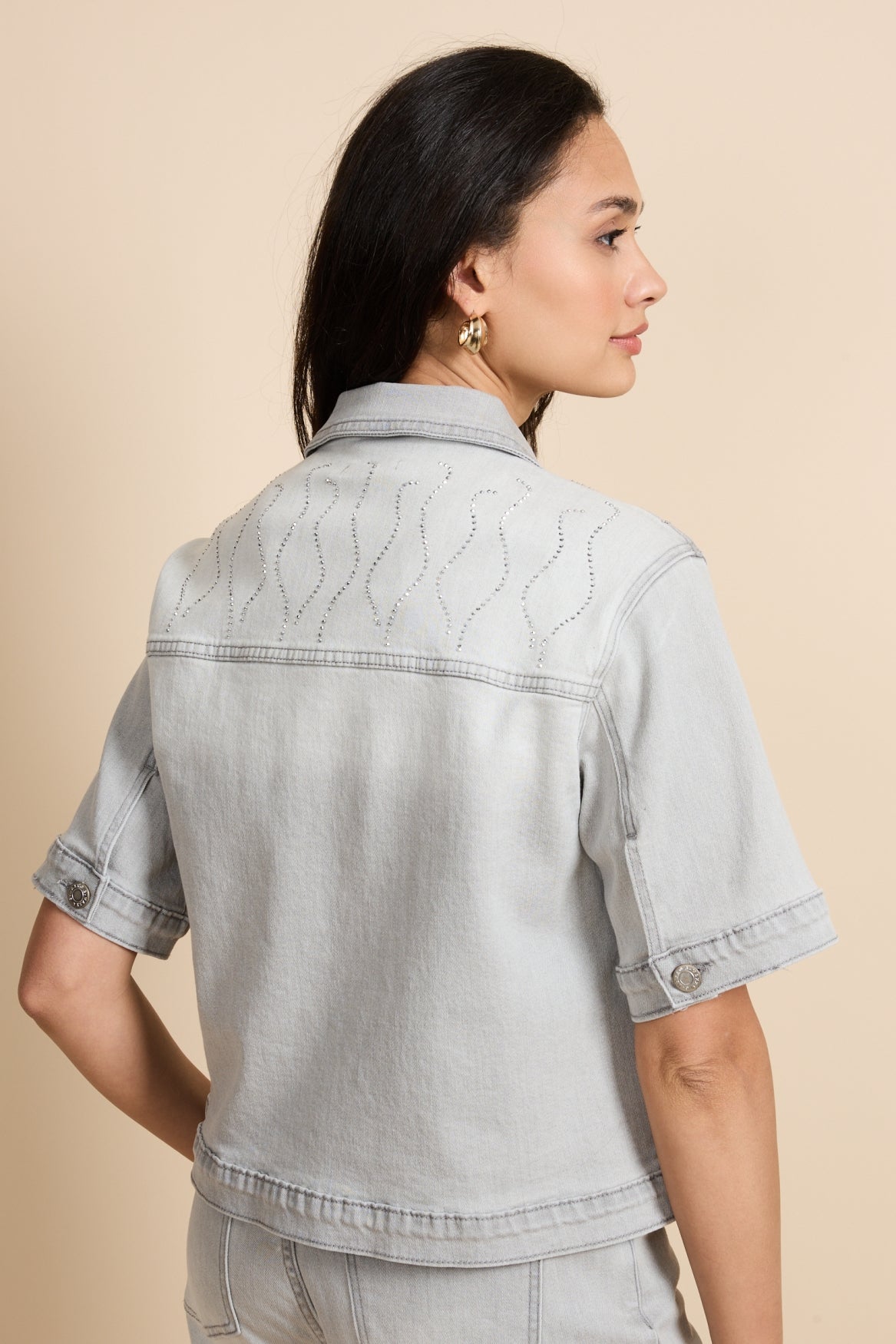 G-maxx Evadne Jacket denim light gray