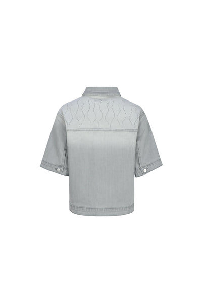 G-maxx Evadne Jacket denim light gray