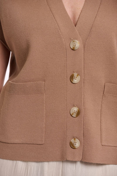 Rino & Pelle Hagi Gilet slate bark