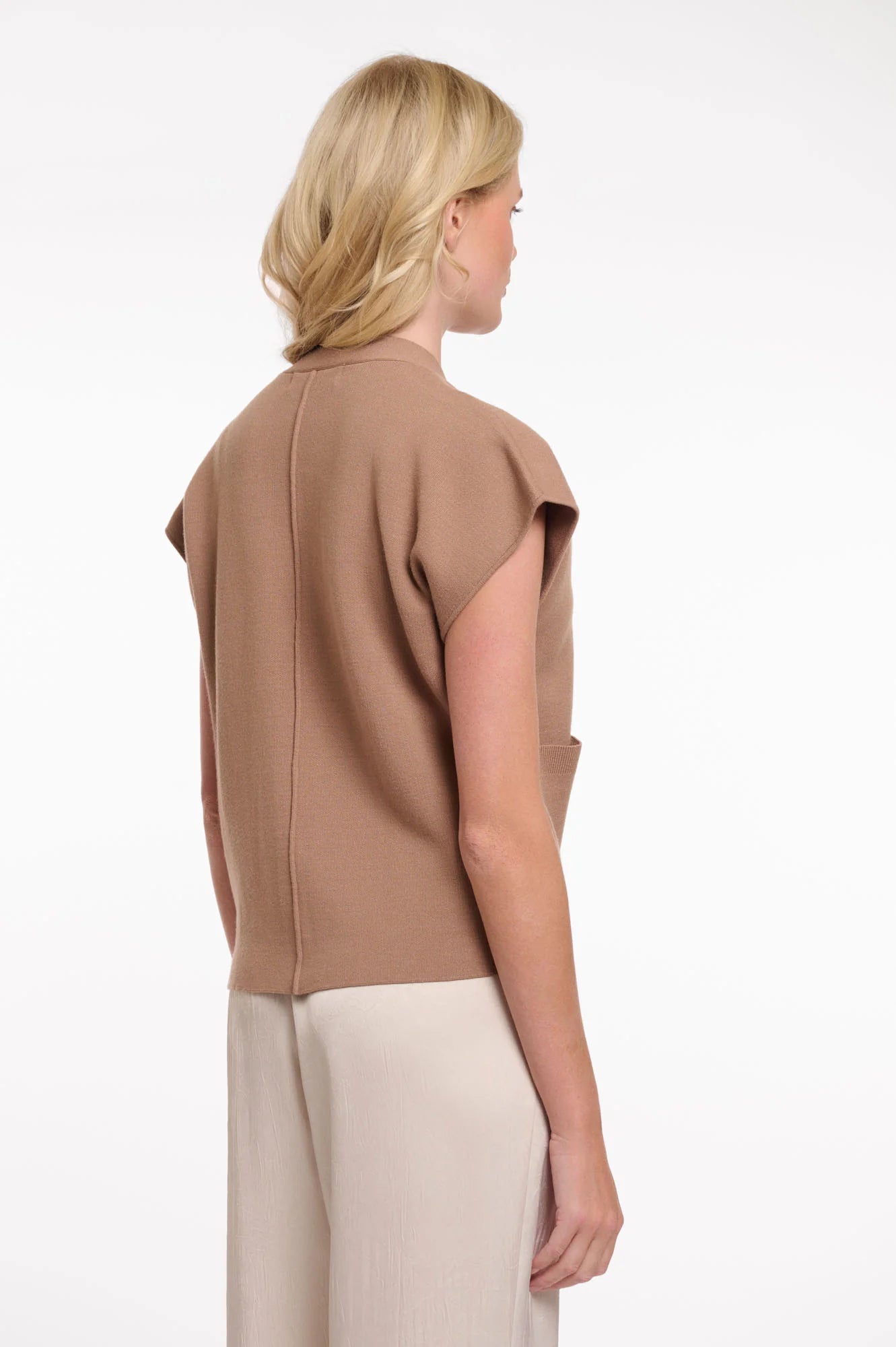 Rino & Pelle Hagi Gilet slate bark