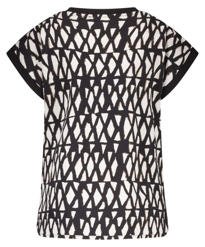 Lady Day Hannah Travelstof Top ruta print
