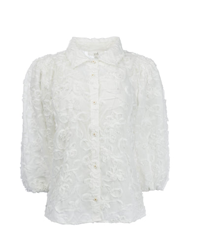 ICNK Amsterdam Job Blouse C Mixed Cordella white