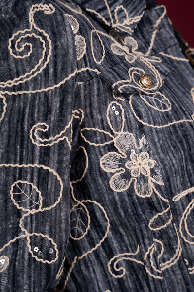 ICNK Amsterdam Nina Jacket Denim Cordella dark denim