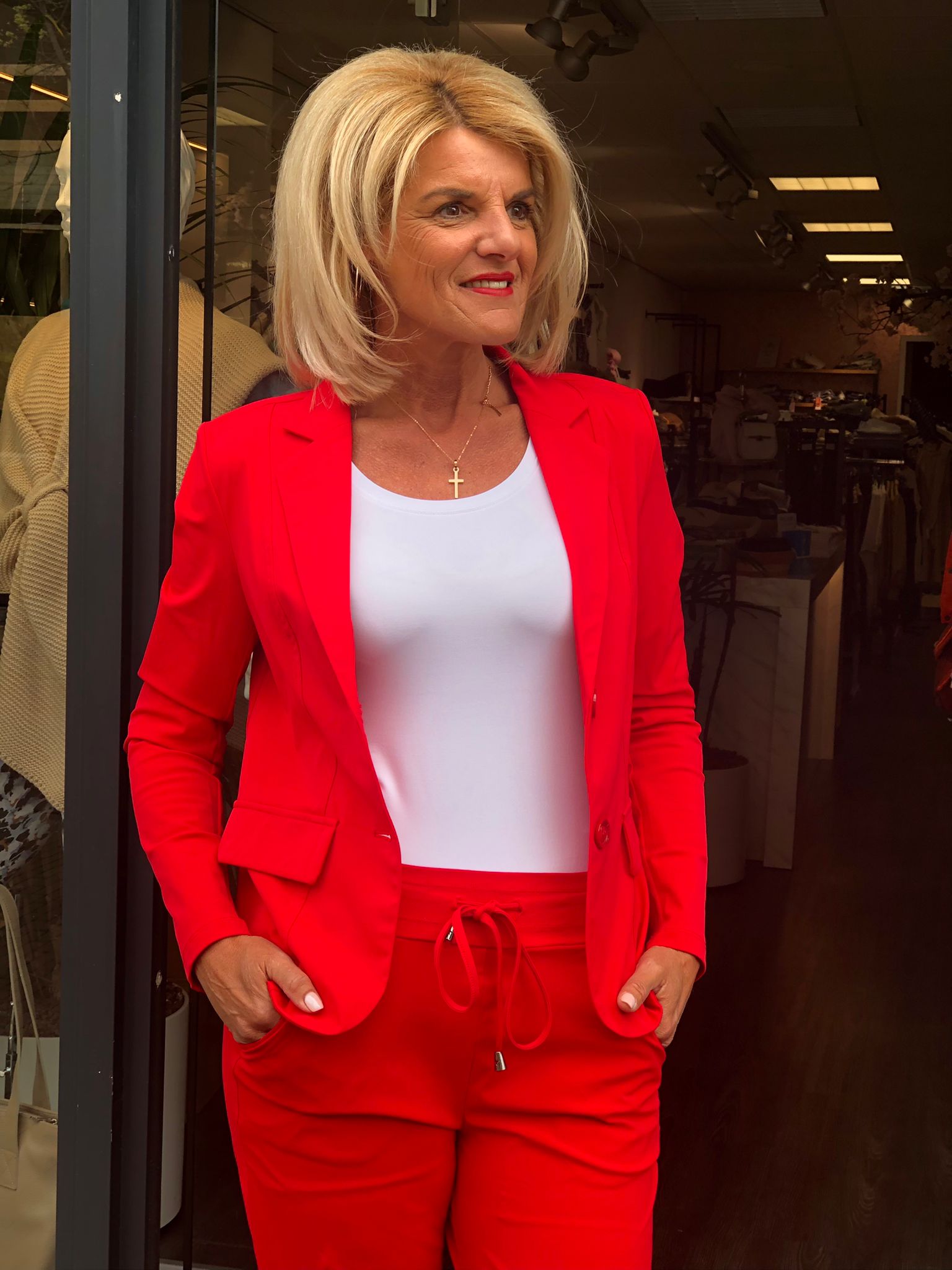 Mi Piace Travelstof Blazer 202015 rood